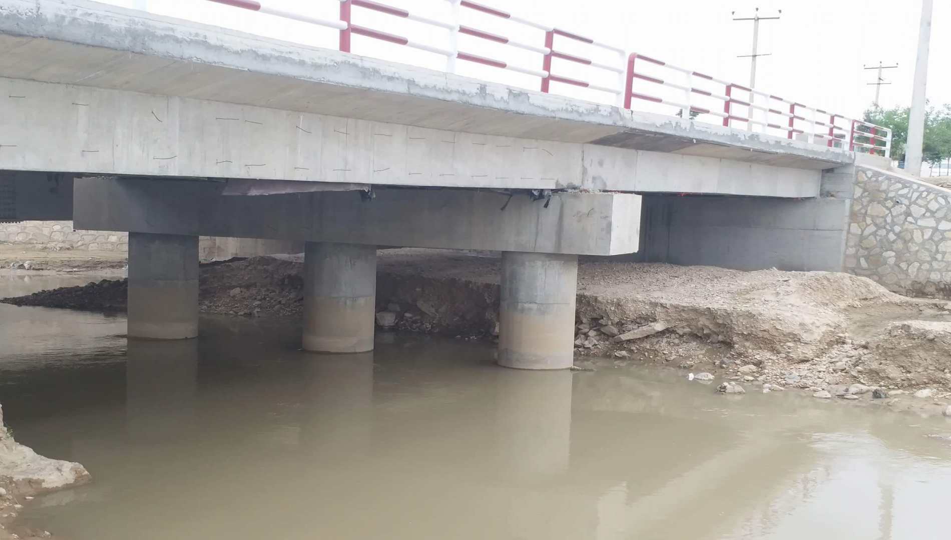 گزارش از اعمار یک  وایه پل  اساسی بطول 23 متردرقریه قاضی کنتی مرکز ولایت سرپل
